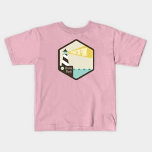 Pigeon Point State Badge Kids T-Shirt